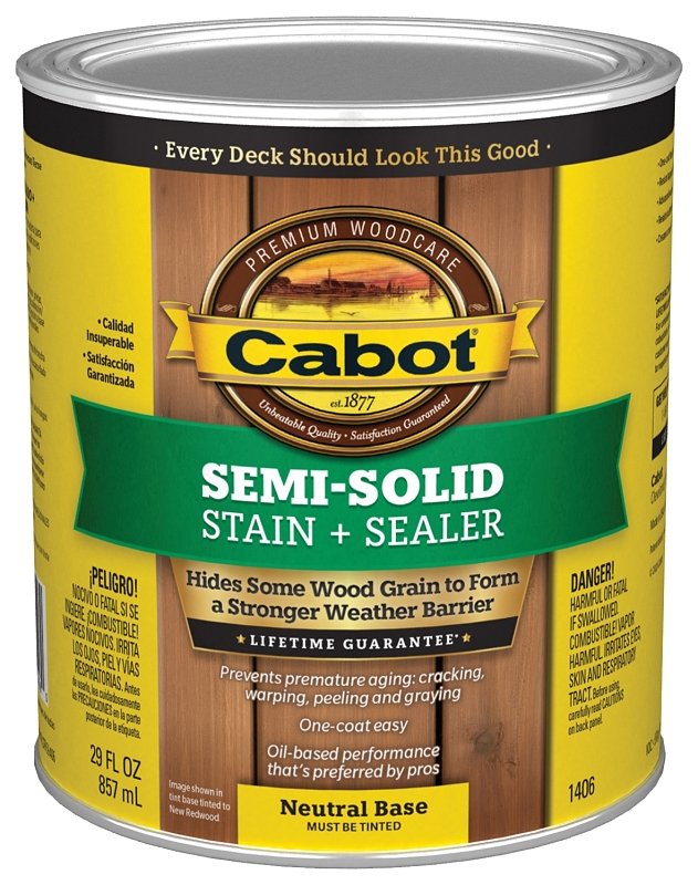 STAIN SEMISOLID OIL EX NEUT QT
