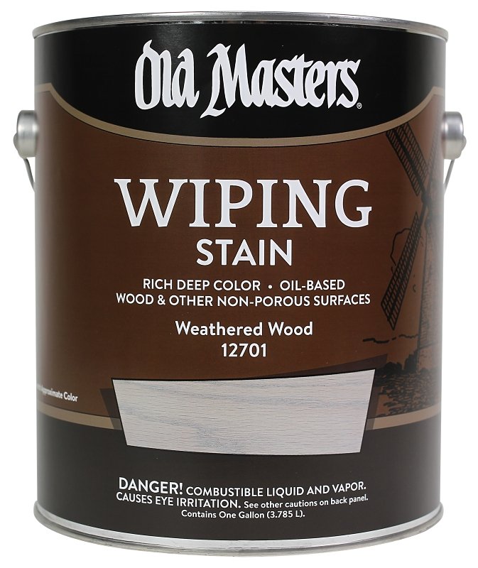 STAIN WIP WEATHERED WOOD GAL  