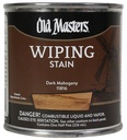 STAIN WIPING DK MAHOGANY 1/2PT