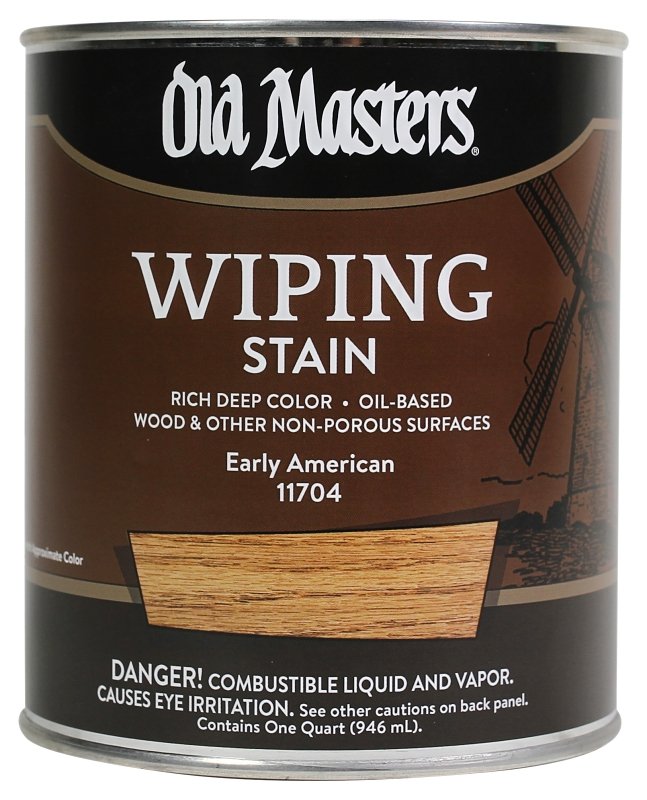 STAIN WIPING EARLY AMERICAN QT