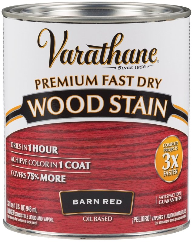 STAIN WOOD INT BARN RED QT    