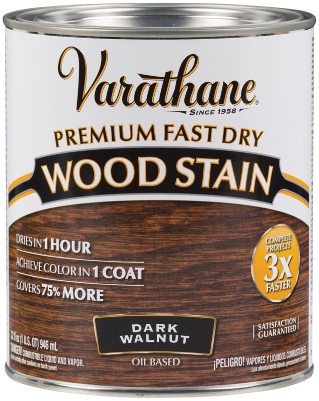 STAIN WOOD INT DK WALNUT QT   