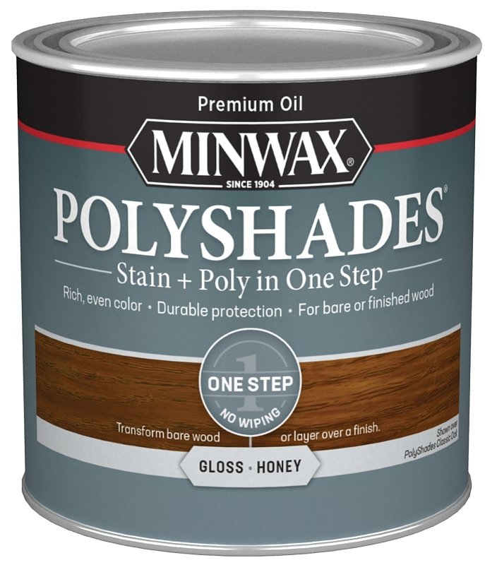 STAIN WOOD POLYU GLOSS HONEY  