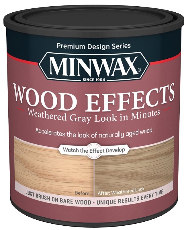 STAIN WOOD WEATHRD LOOK GRAY  