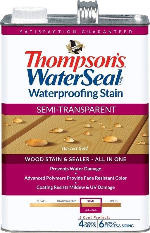 STAIN WTRPR SEMITRAN GOLD GAL 