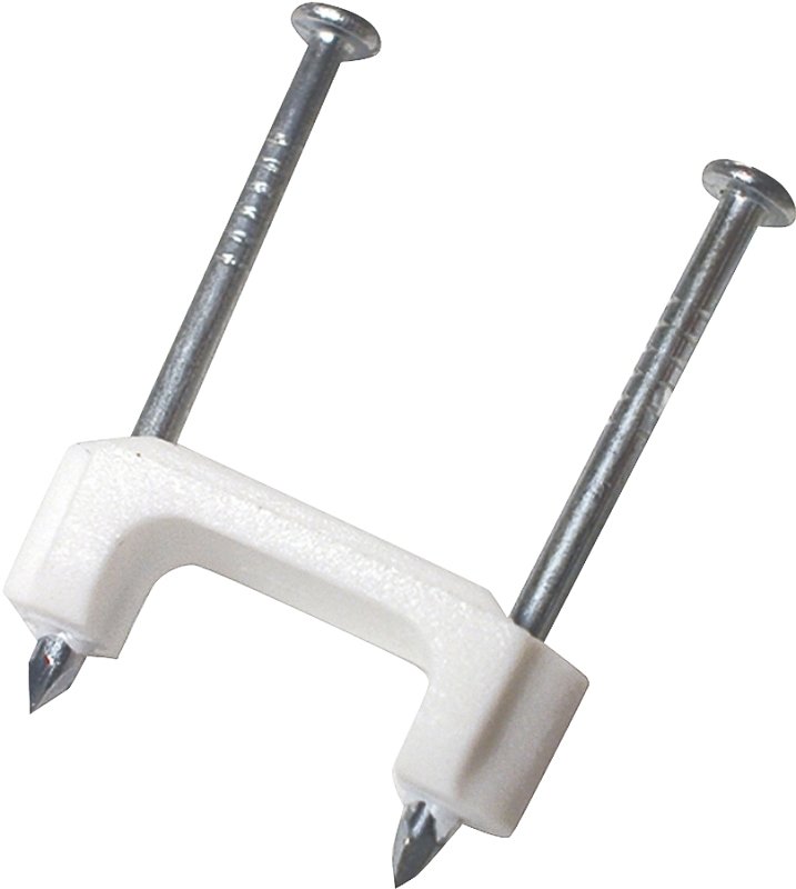 STAPLE CABLE INSUL PLSTC 1/2IN