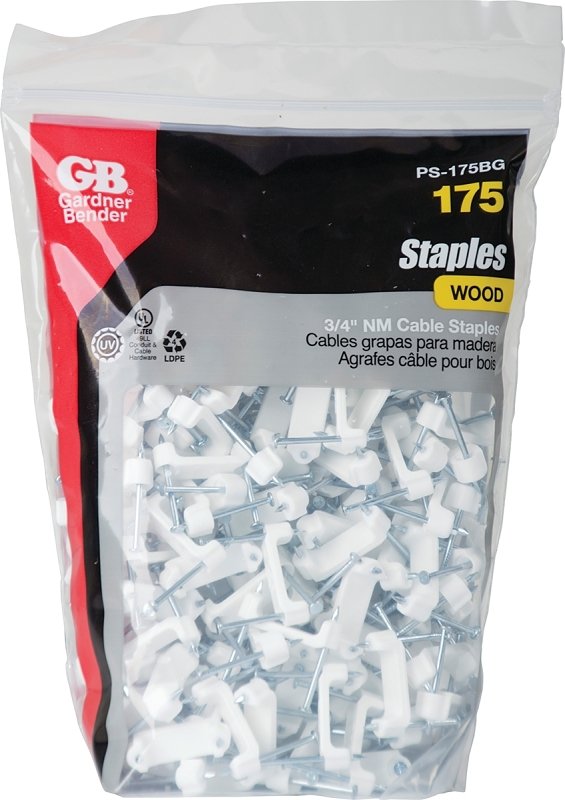 STAPLE CABLE PLSTC INSUL 3/4IN
