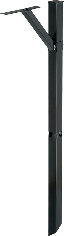 STEEL DRIVE-IN POST KIT BLACK 