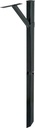 STEEL DRIVE-IN POST KIT BLACK 