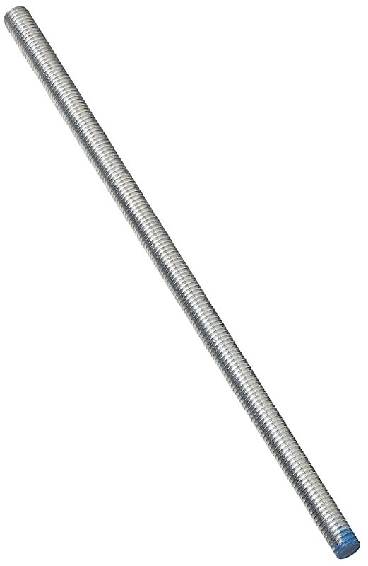 STEEL ROD THRD ZN BLU1/2-13X72
