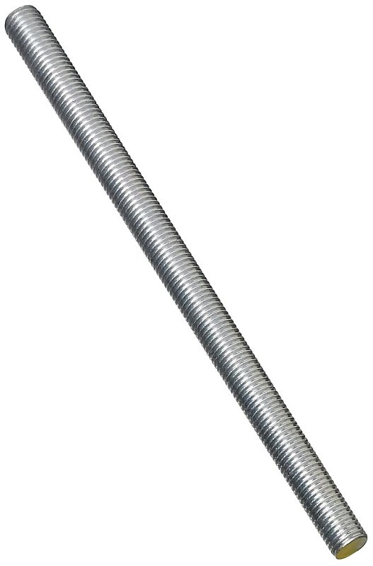 STEEL ROD THRD ZN YEL3/4-10X72