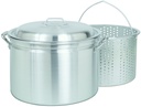 STOCK POT FRY/STMR W/LID 24 QT
