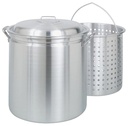 STOCK POTS WTH LID &BASKT 60QT