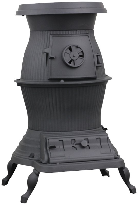 STOVE POT BELLY CAST IRON     