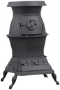 STOVE POT BELLY CAST IRON     