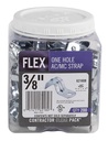 STRAP 1-HOLE FLXBL 200CT 3/8IN