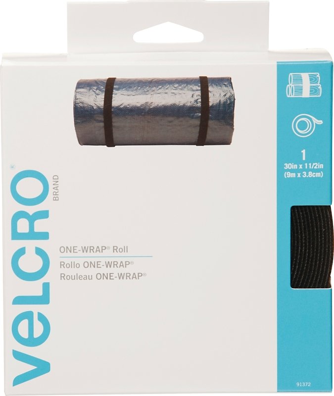STRAP VELCRO BLK 1-1/2INX30FT 