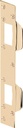 STRIKE DOOR BRASS 5 1/2 HL CTR