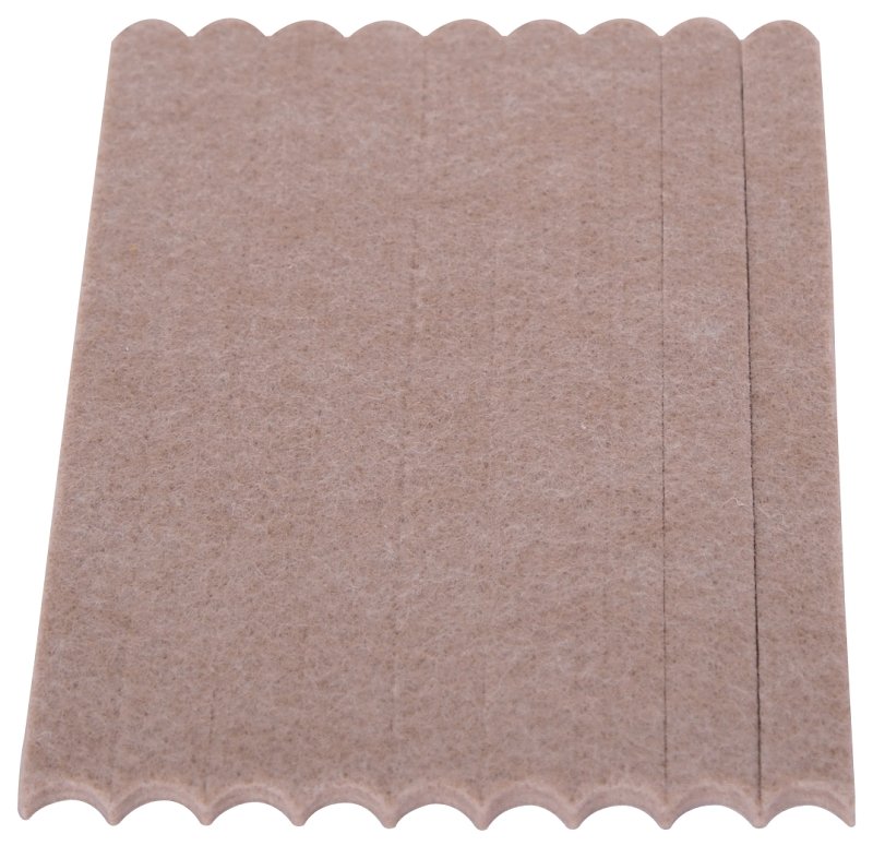 STRIP GUARD FELT 1/2X6IN BEIGE