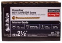 SUBFLOOR SCREW YZN NO9X2-1/2IN