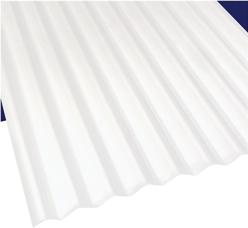SUN/RAIN PNL 26INX10FT PVC WHT