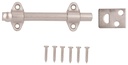 SURFACE BOLT 4IN SATIN CHROME 