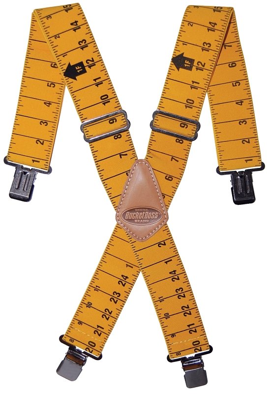 SUSPENDERS HD W/STRAP YEL 2IN 