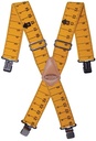 SUSPENDERS HD W/STRAP YEL 2IN 