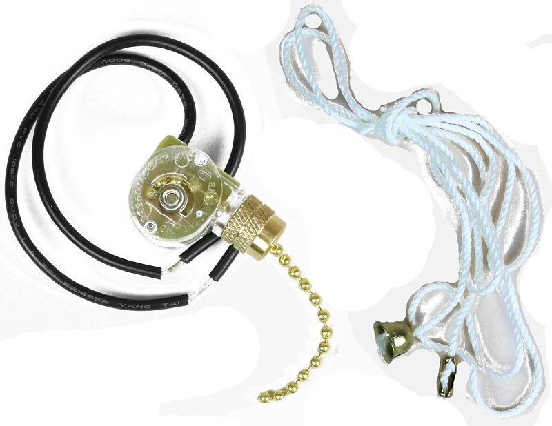 SWITCH FAN/LGT 1SPD/2W W/LEADS