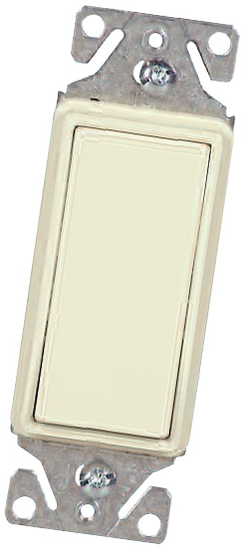 SWITCH MOMENTARY ROCKER 1P WHT