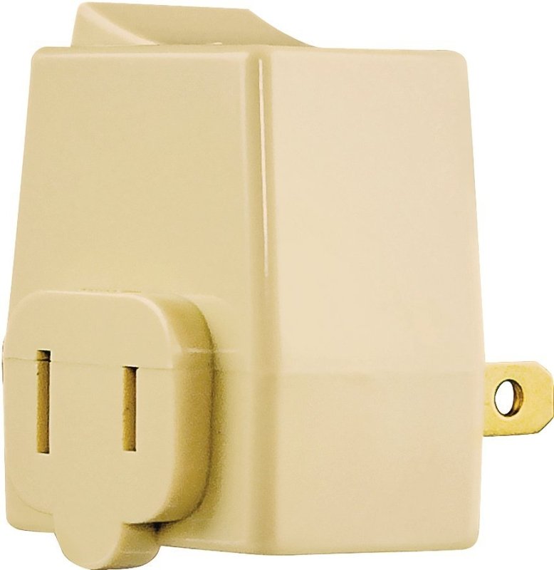SWITCH ROCKER PLUG-IN 15A IVRY
