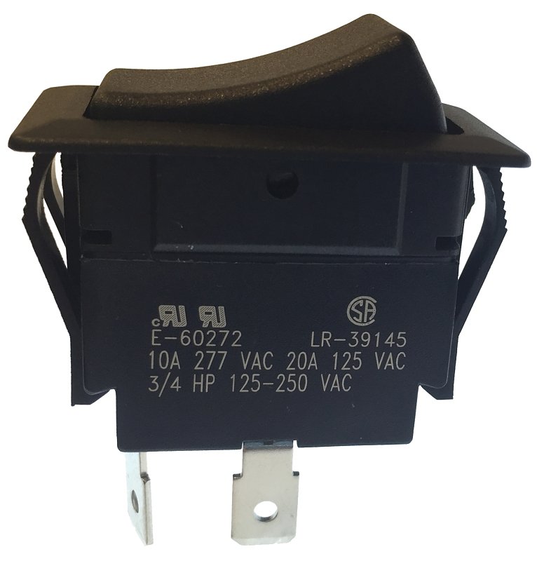 SWITCH ROCKER SPST 20A ON/OFF 
