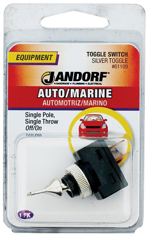 SWITCH TOGGLE SLVR OFF/ON SPST