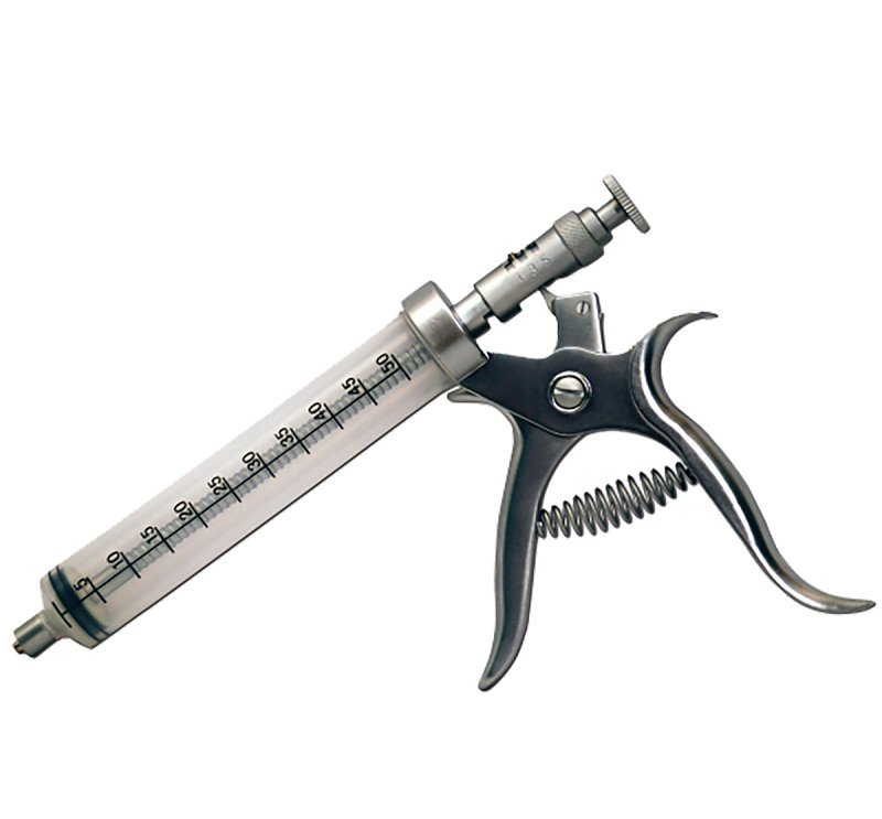 SYRINGE PISTOL-GRIP PLSTC 50CC