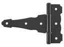 T-HINGE ORNMTL STEEL BLACK 4IN