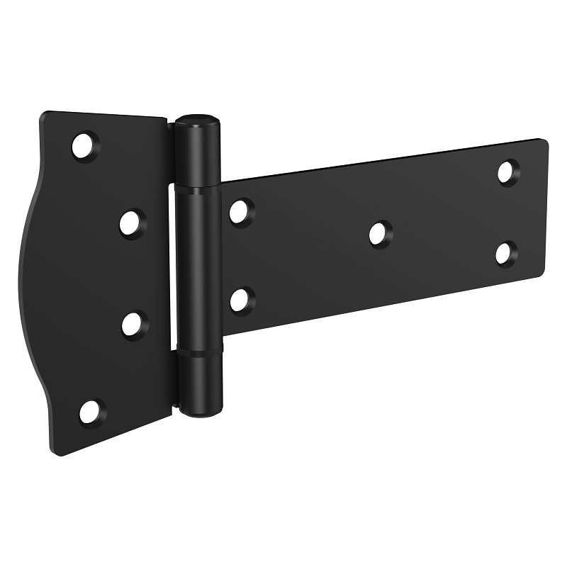 T-HINGE RUSTIC MODERN BLK 6IN 