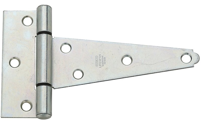 T-HINGE ZINC PLATED 6IN       