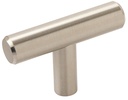 T-KNOB CAB STLG NIC 1-15/16IN 