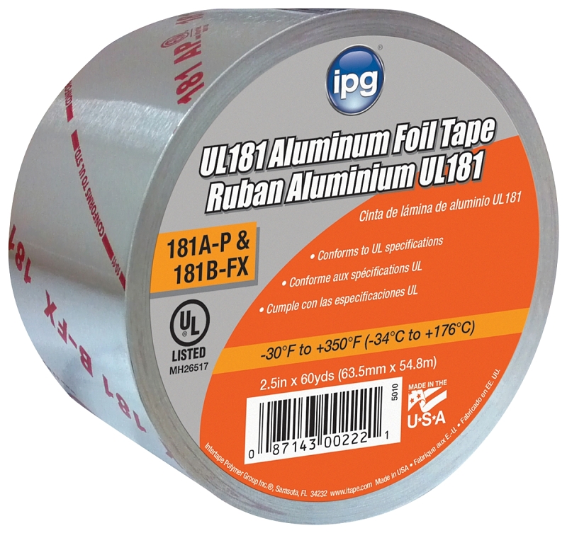 TAPE ALUMINUM FOIL 2.5INX60YD 