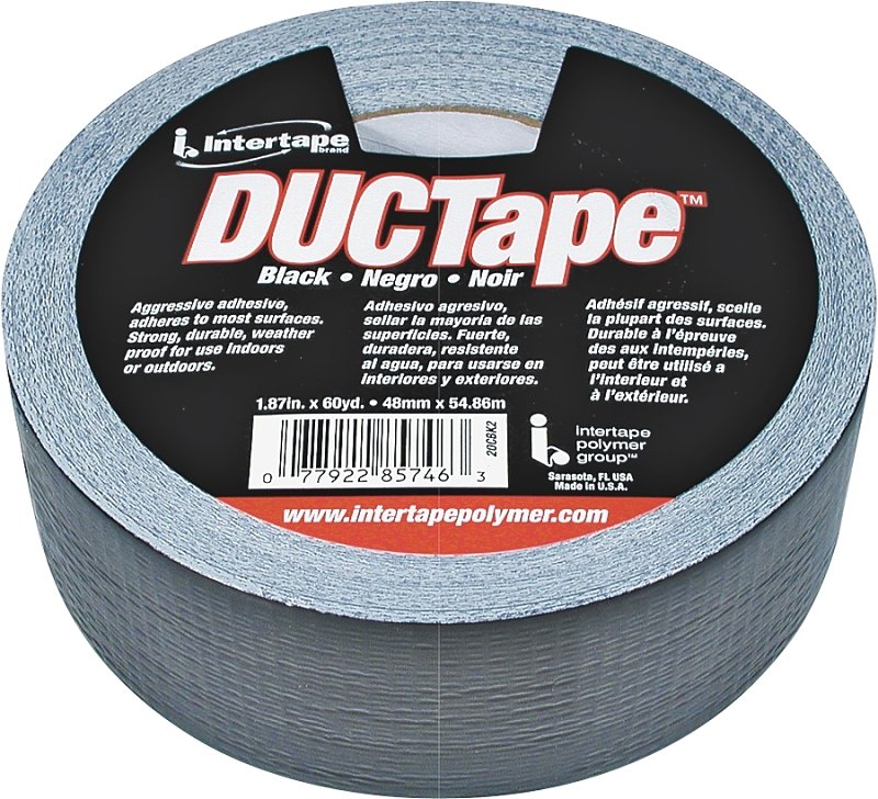 TAPE DUCT BLACK 1.88INX60YD   