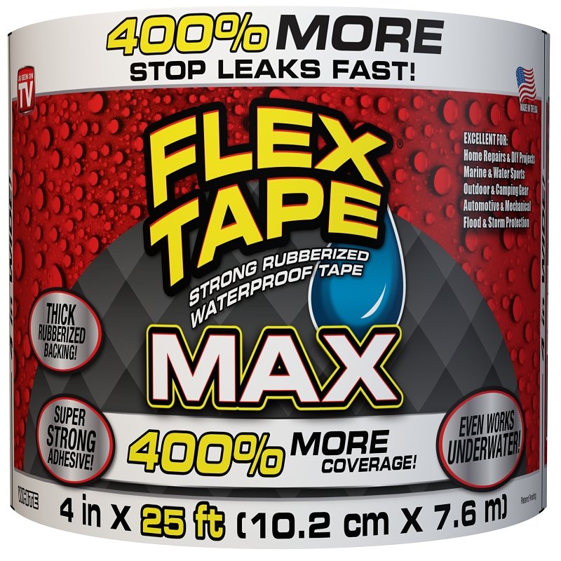 TAPE REPR WTRPRF WHT 4INX25FT 