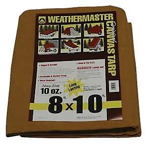 TARP CANVAS 8X10FT 10OZ       
