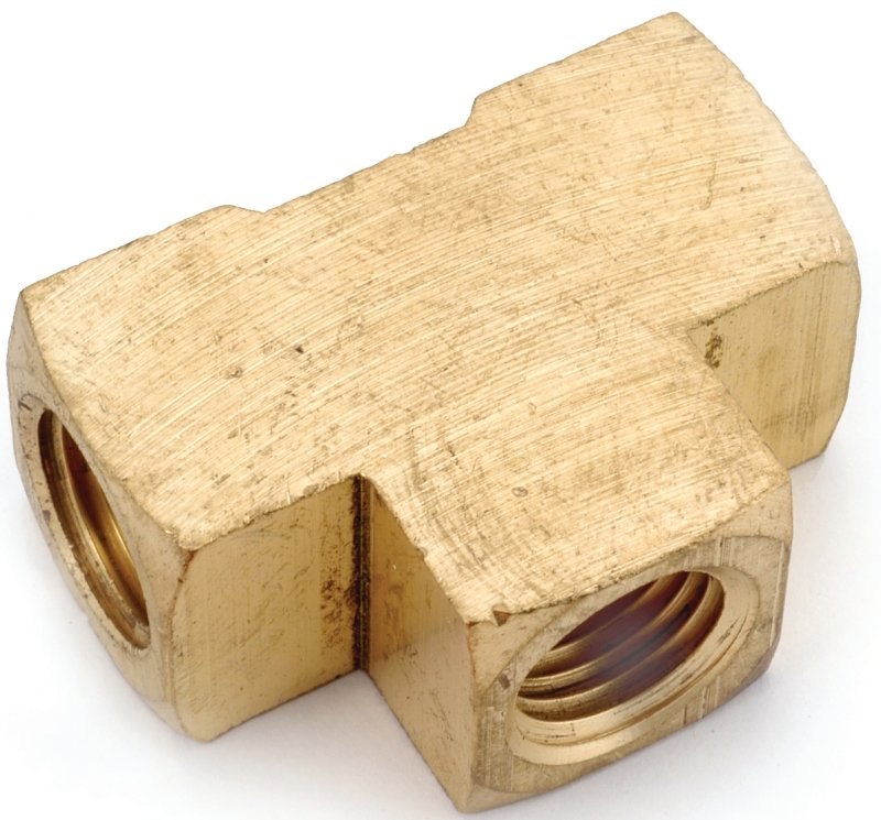 TEE BARSTOCK BRASS 1/8        