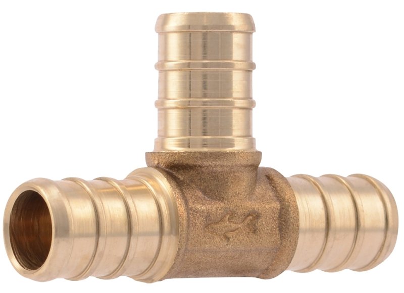 TEE BRASS 1/2 PEX             