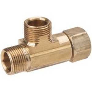 TEE BRASS 3/8OD X 3/8OD X 3/8F