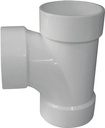 TEE DWV SANITARY HUB 6 IN     