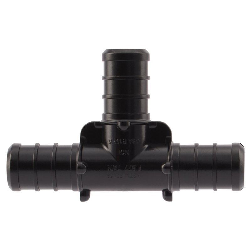 TEE PEX BARB POLY 1/2IN       