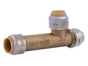 TEE SLIP BRASS PTC 1/2IN      