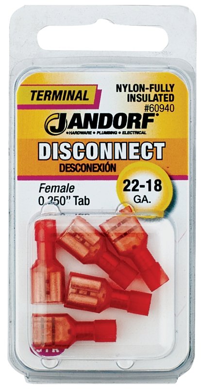TERM DISC 22-18 F NYL INS     