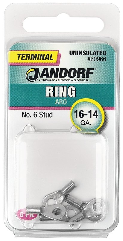 TERM RING 16-14 UNINS N6      